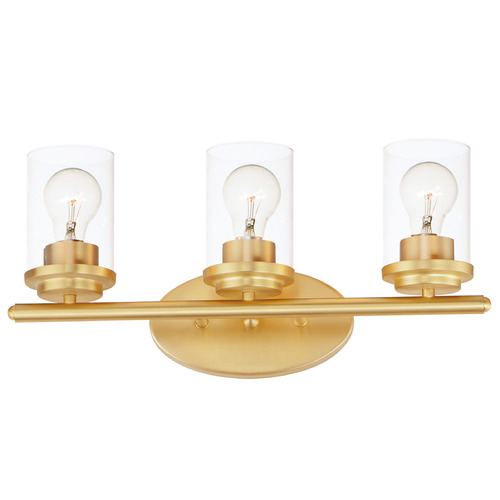 Maxim Lighting Maxim Lighting Corona Satin Brass Bathroom Light 10213CLSBR