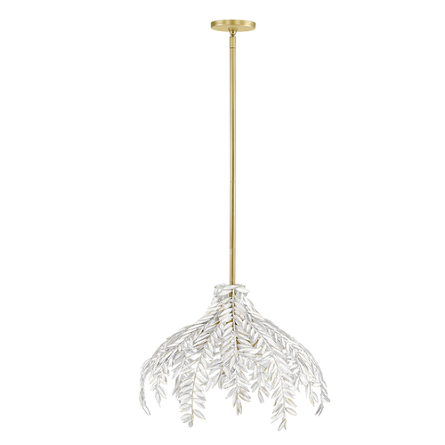 Eurofase Lighting Jalore 3-Light 22-Inch Pendant in Gold & White by Eurofase Lighting 46434-029