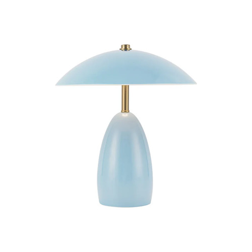 Alora Lighting Alora Lighting Poppy Cerulean LED Table Lamp with Bowl / Dome Shade TL437409CER