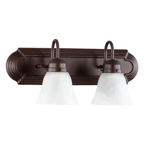 Quorum Lighting Oiled Bronze Bathroom Light by Quorum Lighting 5094-2-186