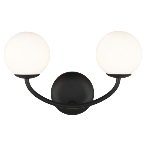 Visual Comfort Studio Collection Visual Comfort Studio Collection Aerin Galassia Midnight Black LED Bathroom Light AEV1012MBK