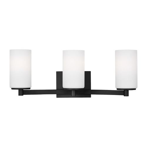 Generation Lighting Hettinger 20.50-Inch Midnight Black LED Bathroom Light by Generation Lighting 4439103EN3-112