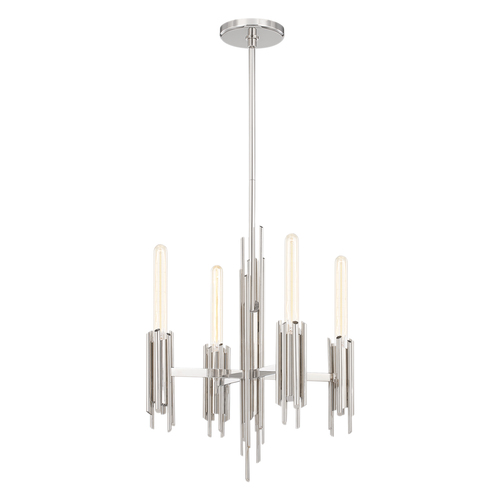 Alora Lighting Alora Lighting Elisa Carlucci Torres Polished Nickel Chandelier CH335019PN