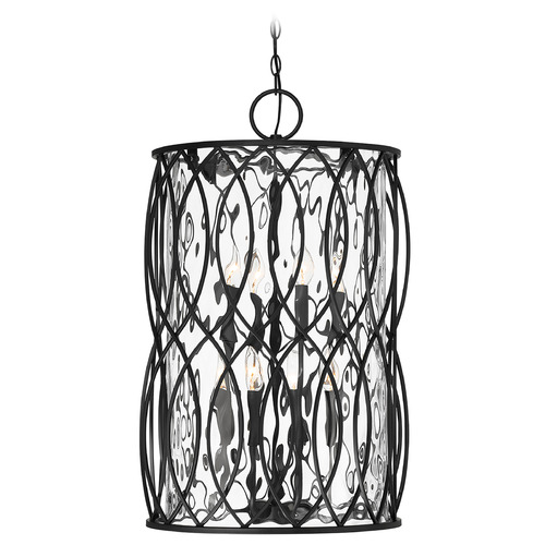 Savoy House Savoy House Lighting Snowden Matte Black Pendant Light with Cylindrical Shade 7-2004-8-89