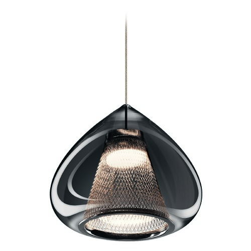 Elan Lighting Zin 7.50-Inch Chrome LED Pendant by Elan Lighting 84020