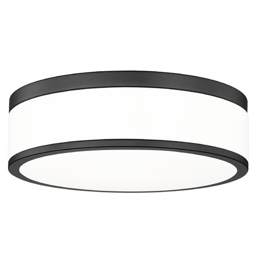 Z-Lite Z-Lite Ballord Matte Black LED Flushmount Light 1012F12-MB-LED