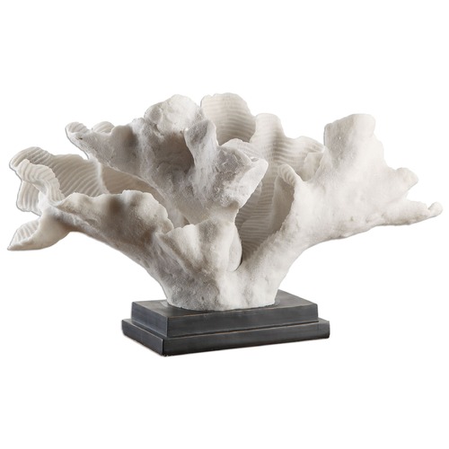 Uttermost Lighting Blade Coral Sculpture in Textured White by Uttermost Lighting 19976