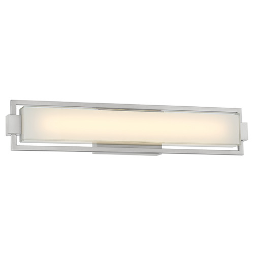George Kovacs Lighting Opening Act 24-Inch LED Vanity Light in Nickel by George Kovacs P5352-1-084-L