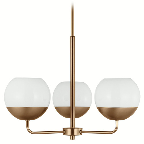 Visual Comfort Studio Collection Visual Comfort Studio Collection Alvin Satin Brass Chandelier 3168103-848