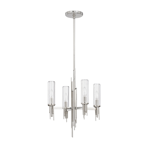 Alora Lighting Alora Lighting Elisa Carlucci Torres Polished Nickel Chandelier CH335418PNCR