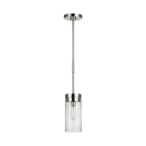 Visual Comfort Studio Collection Chapman & Meyers Garrett 21.75-Inch Tall Polished Nickel Pendant by Visual Comfort Studio CP1001PN