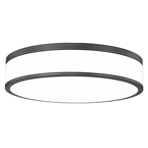 Z-Lite Z-Lite Ballord Matte Black LED Flushmount Light 1012F16-MB-LED
