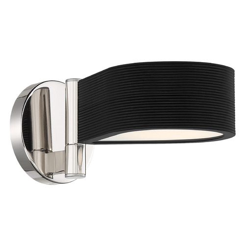George Kovacs Lighting Side Step LED Wall Sconce in Polished Nickel by George Kovacs P5341-572-L