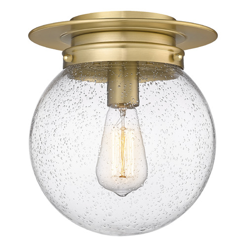Z-Lite Z-Lite Calhoun Heritage Brass Flushmount Light 7506F9-HBR