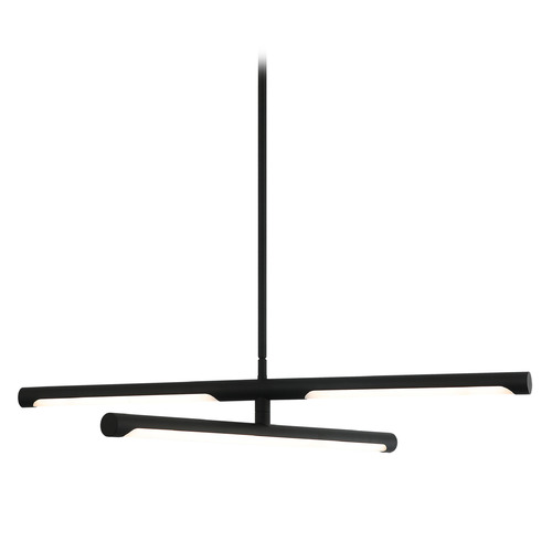 Matteo Lighting Novelle Matte Black LED Pendant by Matteo Lighting C31454MB
