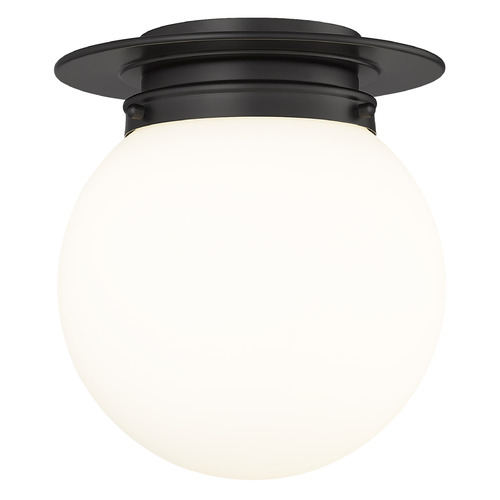 Z-Lite Z-Lite Calhoun Matte Black Flushmount Light 7505F9-MB
