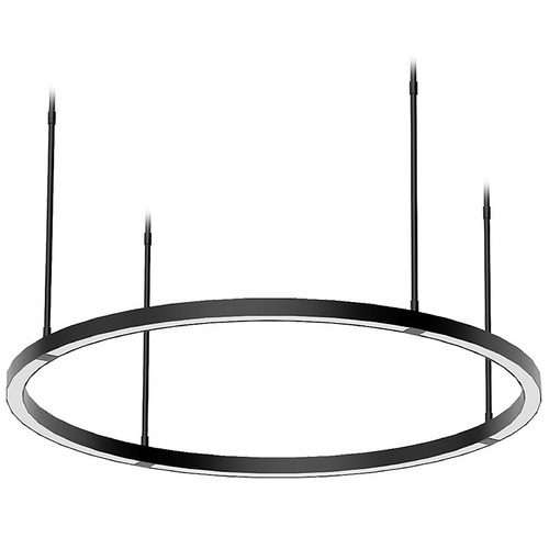 Visual Comfort Modern Collection Visual Comfort Modern Collection Stagger Nightshade Black LED Pendant Light MDCH53827B
