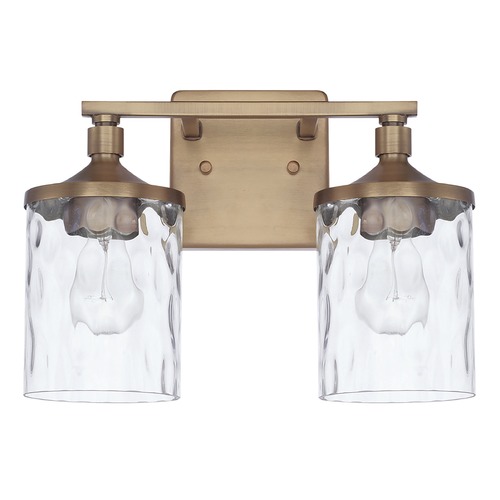 HomePlace by Capital Lighting Colton 13-Inch Aged Brass Bath Light by HomePlace by Capital Lighting 128821AD-451