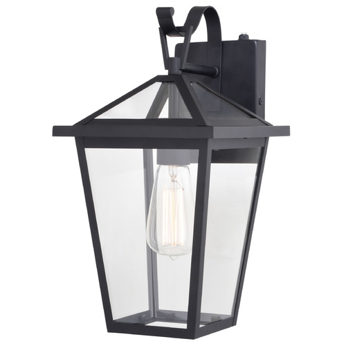 Vaxcel Lighting Vaxcel Lighting Derby Matte Black Outdoor Wall Light T0716