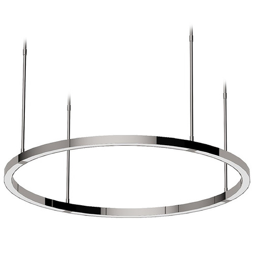 Visual Comfort Modern Collection Visual Comfort Modern Collection Stagger Polished Stainless Steel LED Pendant Light MDCH53827PSS