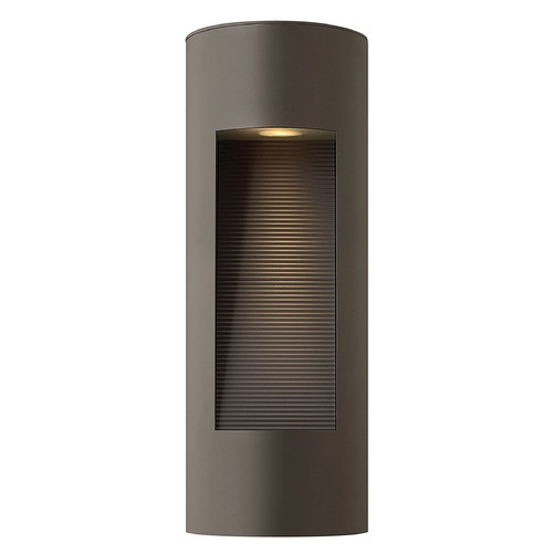 Hinkley Modern Outdoor Wall Light with Etched in Bronze by Hinkley Lighting 1660BZ