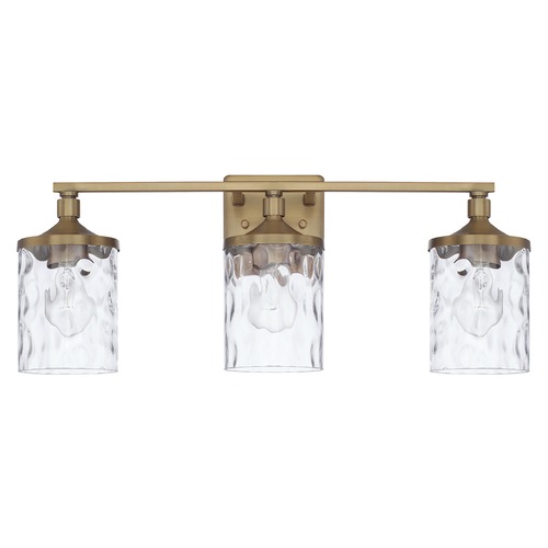 HomePlace by Capital Lighting Colton 24-Inch Vanity Light in Aged Brass by HomePlace by Capital Lighting 128831AD-451