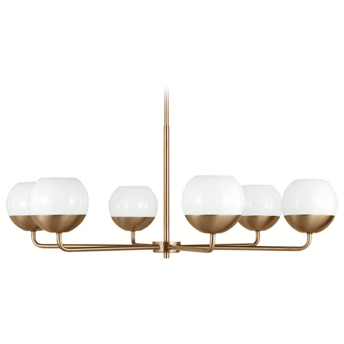 Visual Comfort Studio Collection Visual Comfort Studio Collection Alvin Satin Brass Chandelier 3168106-848