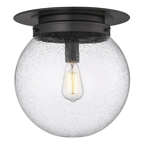 Z-Lite Z-Lite Calhoun Matte Black Flushmount Light 7506F13-MB