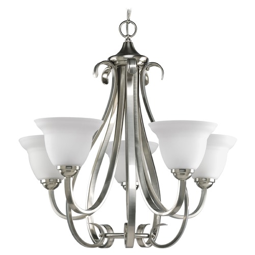 Progress Lighting Torino 26.13-Inch Chandelier in Brushed Nickel by Progress Lighting P4416-09