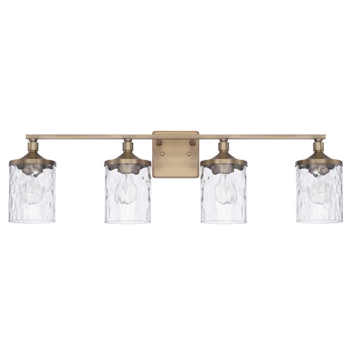 HomePlace by Capital Lighting Colton 33.50-Inch Aged Brass Bath Light by HomePlace by Capital Lighting 128841AD-451