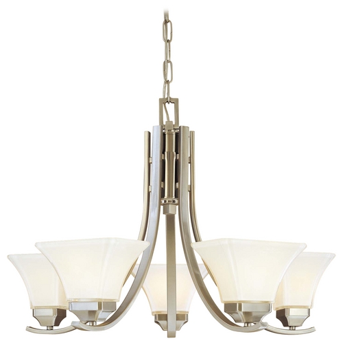 Minka Lavery Agilis 5-Light Chandelier in Brushed Nickel by Minka Lavery 1815-84