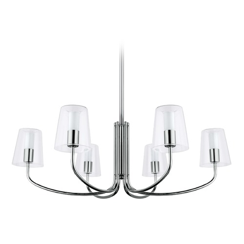 Eglo Lighting Noventa Chrome LED Chandelier by Eglo Lighting 201514A