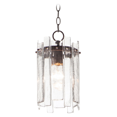 Maxim Lighting Maxim Lighting Warren Dark Bronze Mini-Pendant Light with Cylindrical Shade 21831AGDBZ