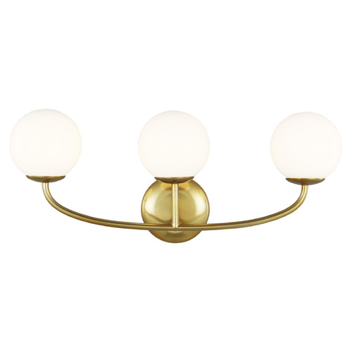 Visual Comfort Studio Collection Visual Comfort Studio Collection Aerin Galassia Burnished Brass LED Bathroom Light AEV1013BBS
