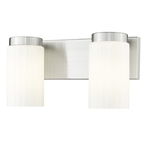 Z-Lite Z-Lite Burk Brushed Nickel Bathroom Light 746-2V-BN