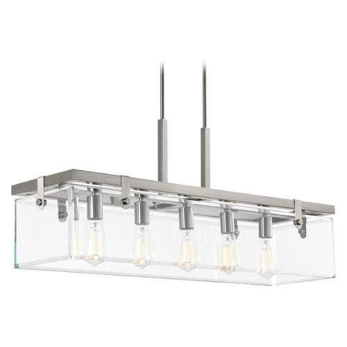 Progress Lighting Glayse Brushed Nickel Island Light by Progress Lighting P400116-009