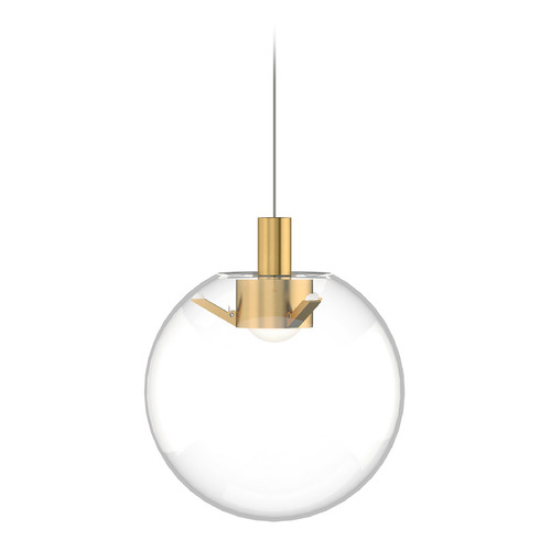 Visual Comfort Modern Collection Palona Freejack LED Pendant in Brass by Visual Comfort Modern 700FJPLNCNB-LED930