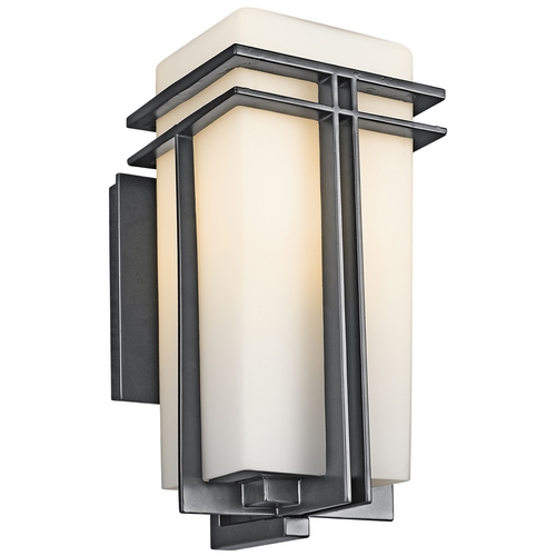 Kichler Lighting Tremillo 14.25-Inch Outdoor Hanging Light in Black by Kichler Lighting 49201BK