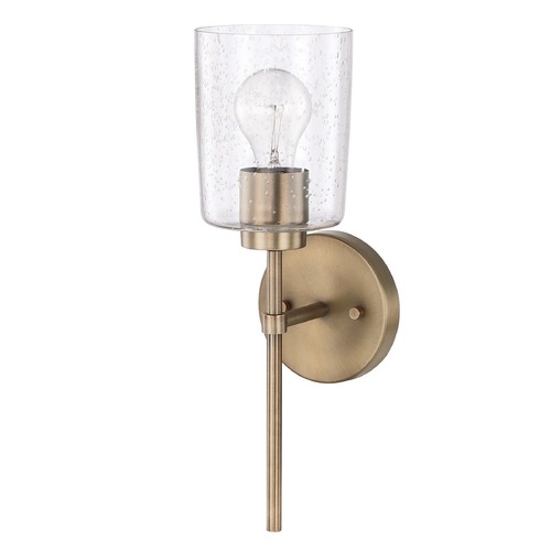 HomePlace by Capital Lighting Greyson 15.50-Inch Wall Sconce in Aged Brass by HomePlace by Capital Lighting 628511AD-449
