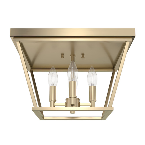 Hunter Fan Company Hunter Fan Company Laurel Ridge Alturas Gold Flushmount Light 19075