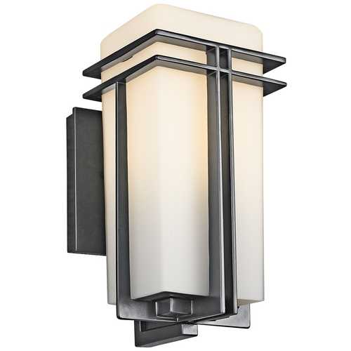 Kichler Lighting Tremillo 11.75-Inch Outdoor Hanging Light in Black by Kichler Lighting 49200BK