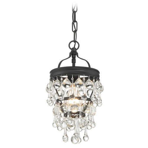 Crystorama Lighting Crystorama Lighting Calypso Matte Black Chandelier 131-MK