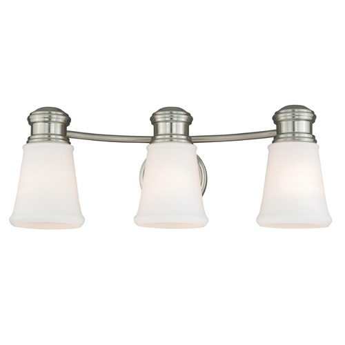 Vaxcel Lighting Vaxcel Lighting Malie Satin Nickel Bathroom Light W0220