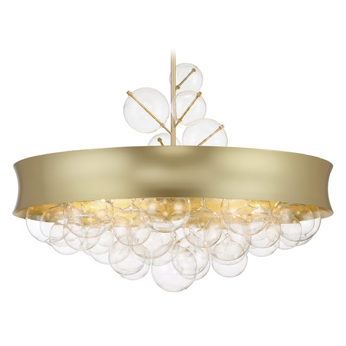 Minka Lavery Minka Lavery Verdi Square Soft Gold Pendant Light with Drum Shade 5198-697