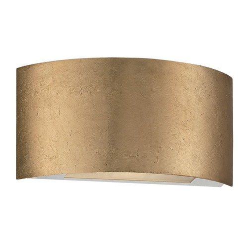 Modern Forms by WAC Lighting Vermeil 10-Inch Wide LED Wall Sconce in Gold Leaf by Modern Forms WS-11311-GL