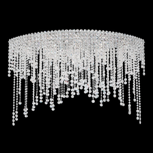 Schonbek Lighting Schonbek Worldwide Lighting Chantant Polished Stainless Steel Flushmount Light CH4802N-401R