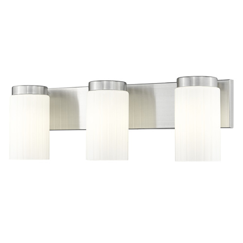 Z-Lite Z-Lite Burk Brushed Nickel Bathroom Light 746-3V-BN