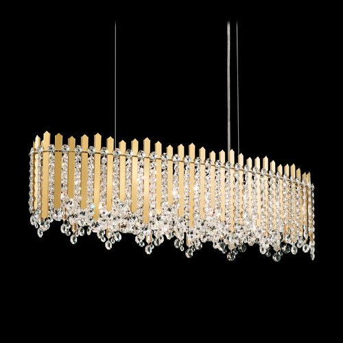 Schonbek Lighting Schonbek Worldwide Lighting Chatter Gold Mirror Island Light MX8340N-301R