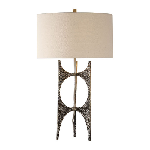 Uttermost Lighting Goldia Heavily Antique Golden Bronze Table Lamp by Uttermost Lighting 27864