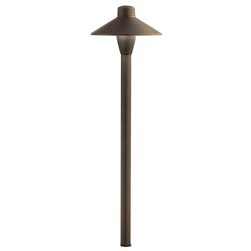 Kichler Lighting 12V LED Traditional Path Light in Centennial Brass 2700K by Kichler Lighting 15878CBR27